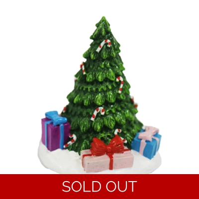 Christmas tree aquarium decor small